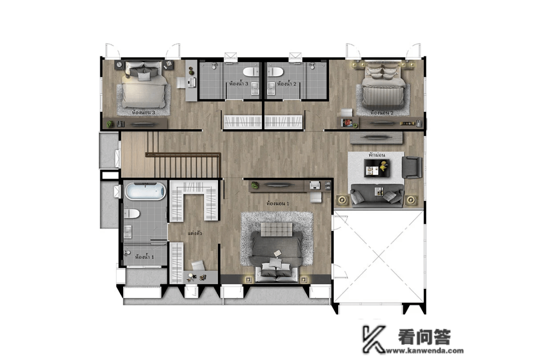 【泰安居地产】4房独栋169万起！曼谷素万那普机场高端别墅Saransiri Srivaree