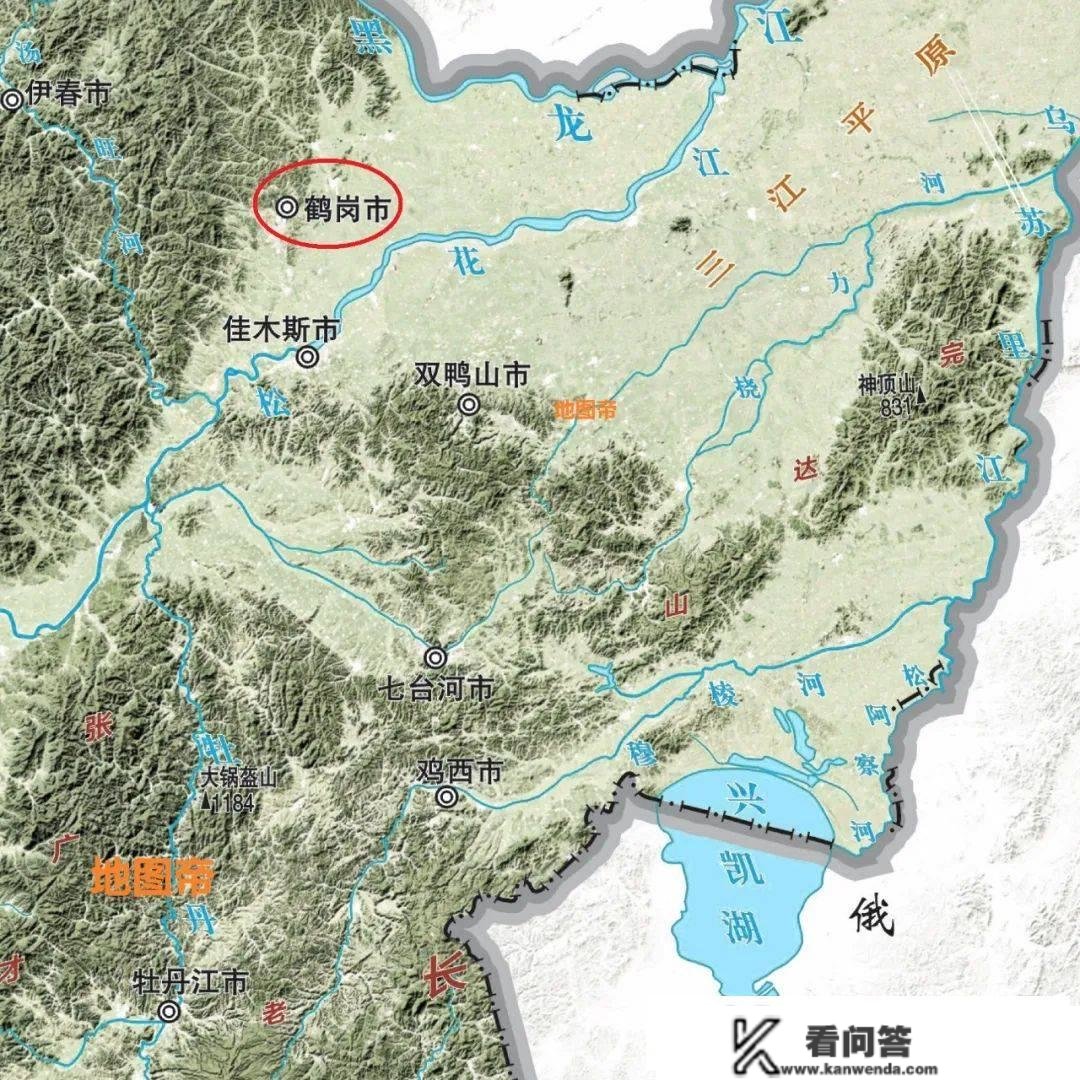 黑龙江鹤岗在哪？