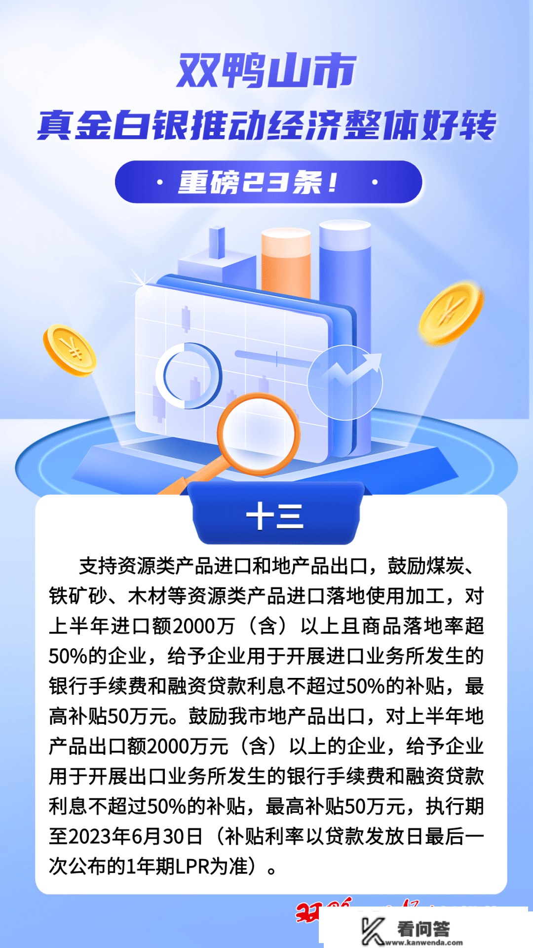 全年发放政府消费券1100万元！双鸭山发布重磅“23条”