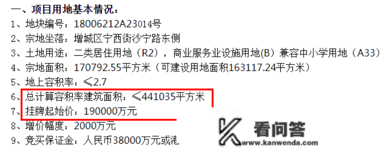 楼面价4803元/㎡！增城城投底价19亿拍下宁西街地块