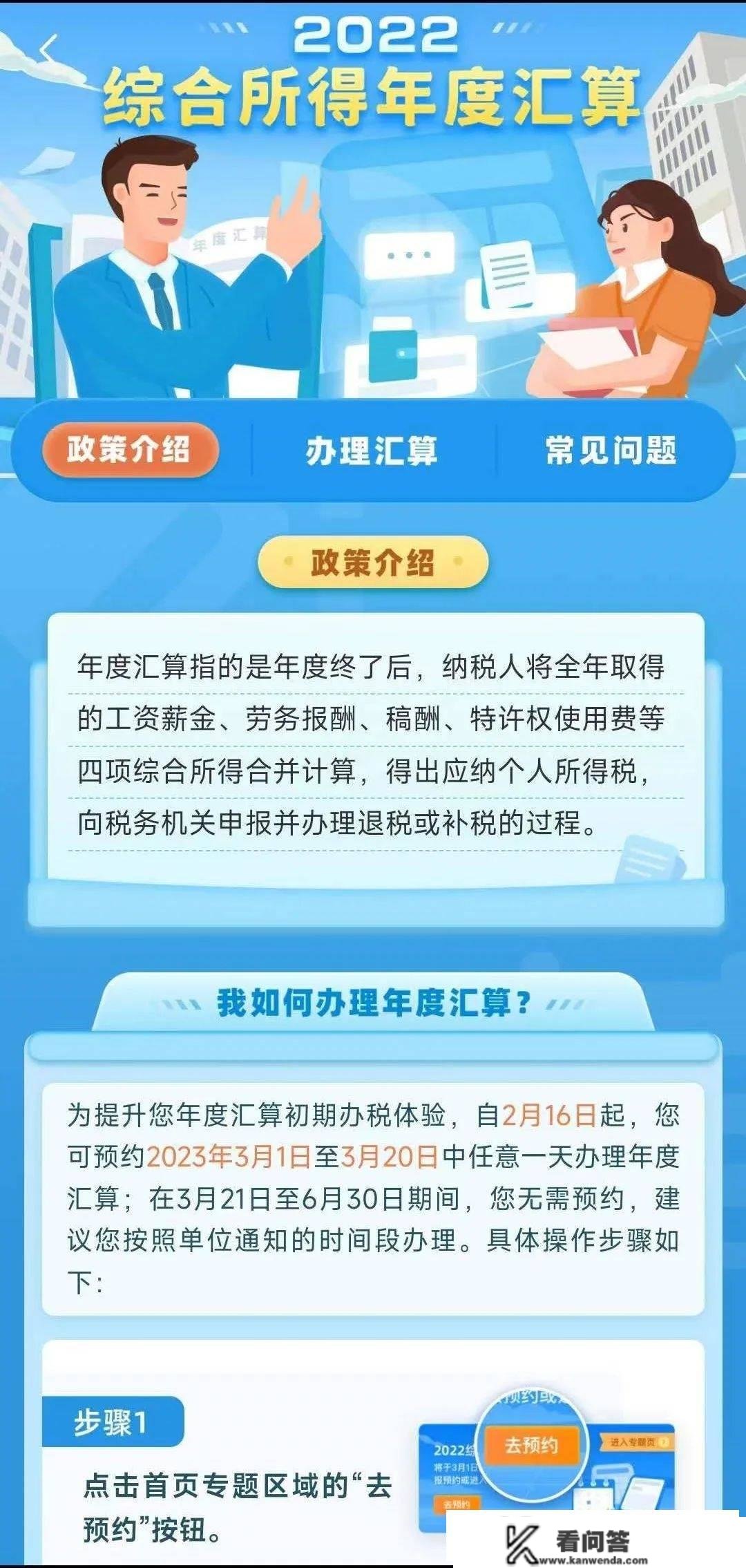 财商晋级 | 2022年度个税汇算已起头，别忘记去退税了！