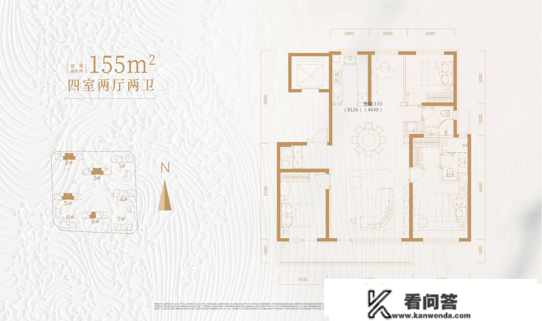 永定金茂府，加推了155-176平四居房源！北京南三环新房