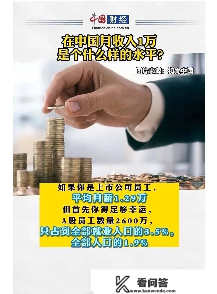 “在中国月收入1万是什么程度”冲上热搜，那么你月收入有几？