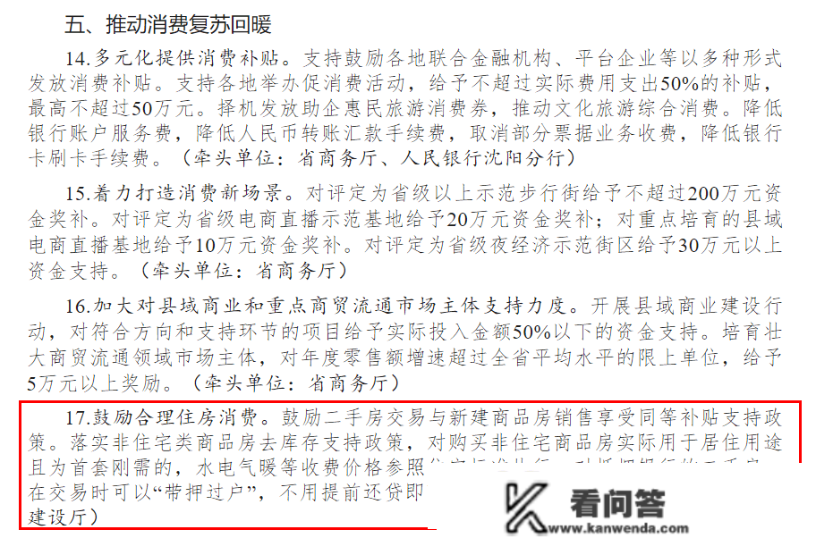 沈阳楼市开年利好！涉及房地产，贸易、公寓、二手房、房贷！