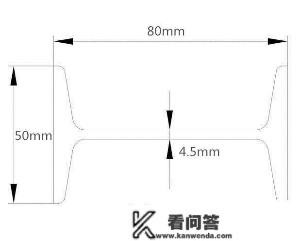 8号工字钢热轧8#工字钢80*50*4.5尺度规格型号