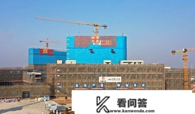 江苏响水人民病院项目综合楼封顶