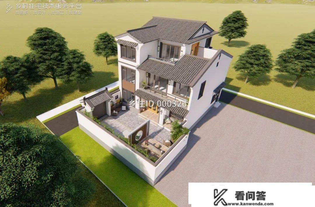 乡住平台精选8款欧式别墅自建房设想图纸，选一款在老家建一栋最靓的房子