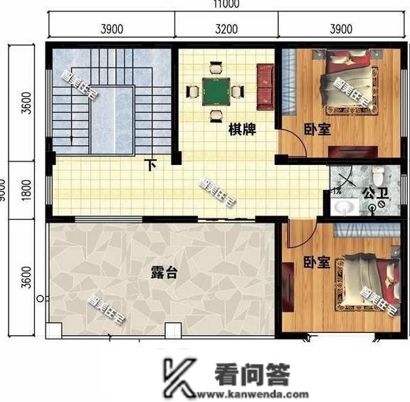 面宽11-12米间的两款别墅户型，简欧式气概设想，人人都羡慕