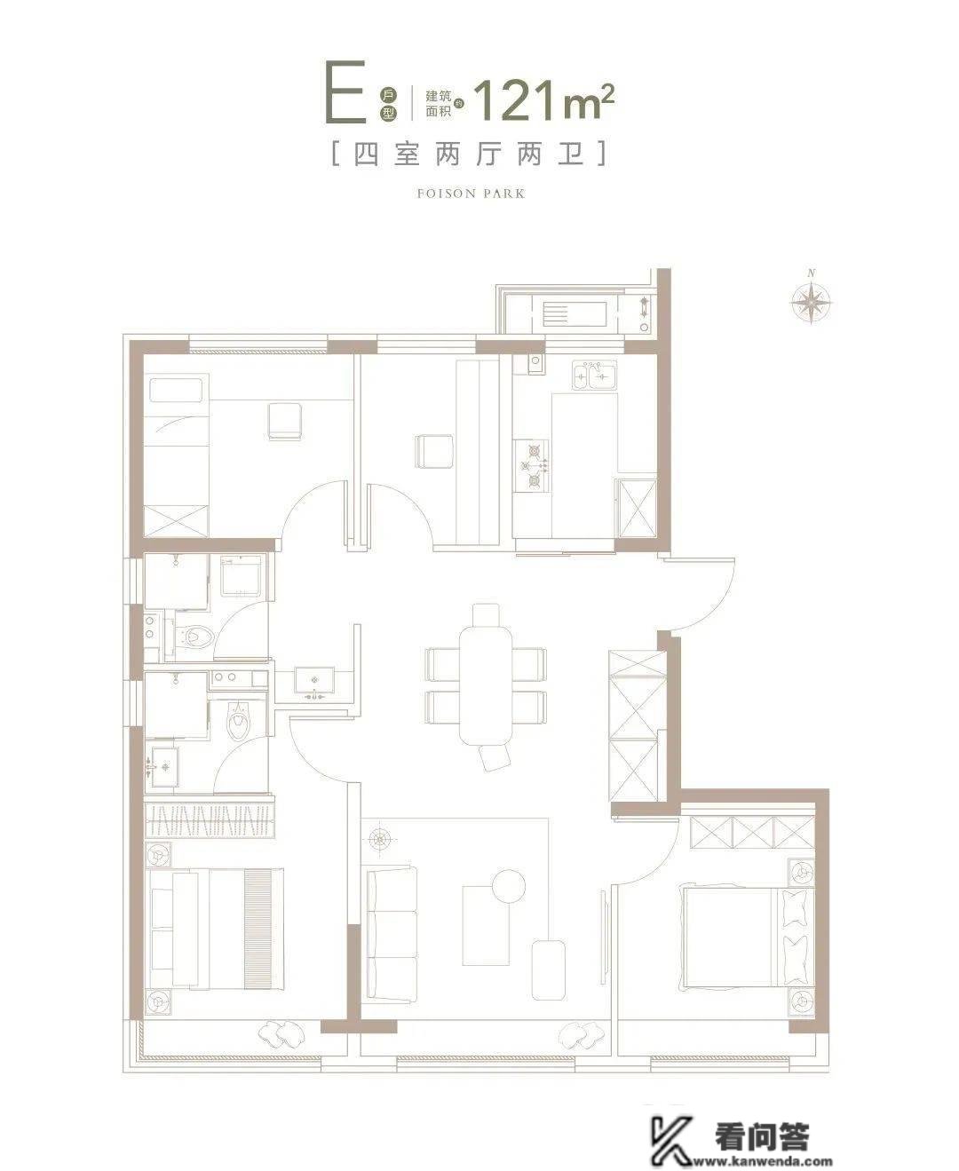 450万起！亦庄台湖「丰禾嘉会」户型图公布，小窝返现2-4万