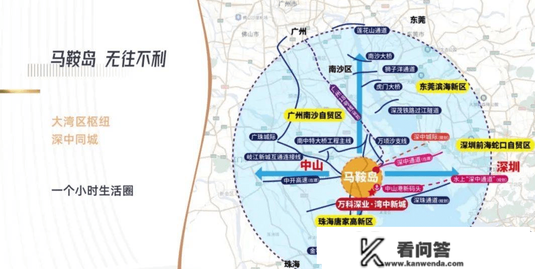 2023中山马鞍岛（万科深业湾中新城)项目简介-万科深业湾中新城位置/户型/房价