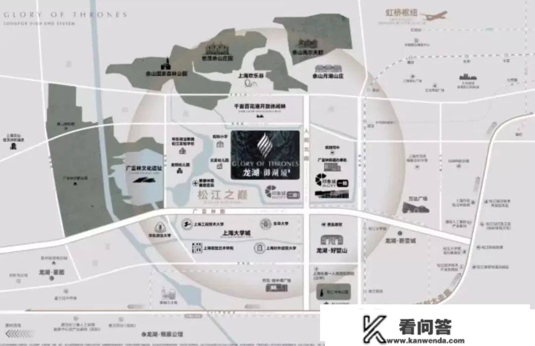 松江广富林核心「龙湖·御湖境」户型图首发！估计第二批次入市