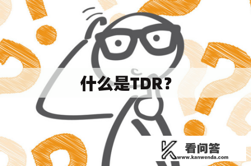 什么是TDR？