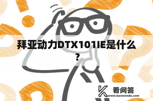 拜亚动力DTX101IE是什么？