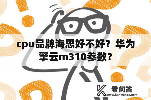 cpu品牌海思好不好？华为擎云m310参数？