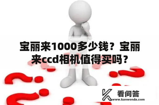 宝丽来1000多少钱？宝丽来ccd相机值得买吗？