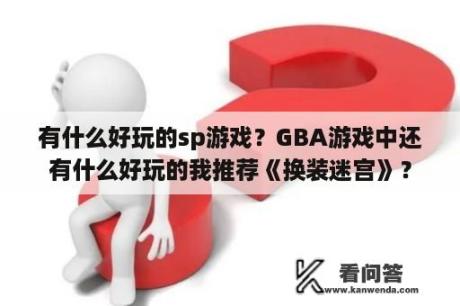 有什么好玩的sp游戏？GBA游戏中还有什么好玩的我推荐《换装迷宫》？