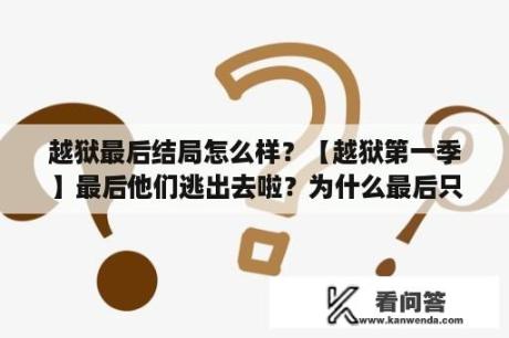 越狱最后结局怎么样？【越狱第一季】最后他们逃出去啦？为什么最后只有飞机起飞？