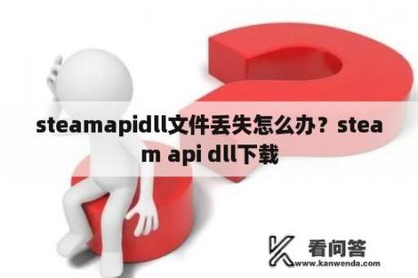 steamapidll文件丢失怎么办？steam api dll下载