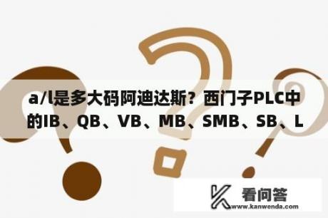 a/l是多大码阿迪达斯？西门子PLC中的IB、QB、VB、MB、SMB、SB、LB、AC各代表什么意思啊？特别是AC可以存储什么样的数据？