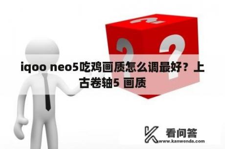 iqoo neo5吃鸡画质怎么调最好？上古卷轴5 画质