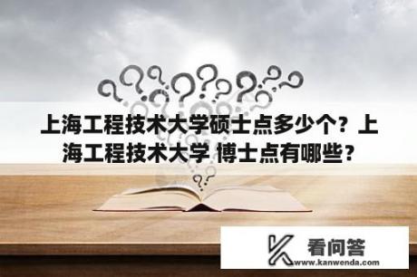 上海工程技术大学硕士点多少个？上海工程技术大学 博士点有哪些？