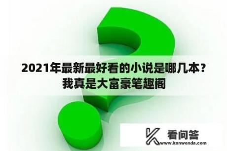 2021年最新最好看的小说是哪几本？我真是大富豪笔趣阁