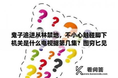 鬼子追进从林禁地，不小心触碰脚下机关是什么电视据第几集？图穷匕见是谁的成语典故？