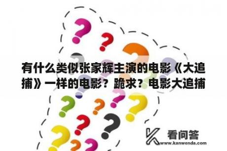 有什么类似张家辉主演的电影《大追捕》一样的电影？跪求？电影大追捕的结局是什么？