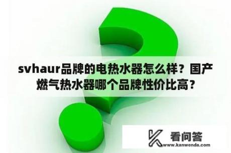 svhaur品牌的电热水器怎么样？国产燃气热水器哪个品牌性价比高？