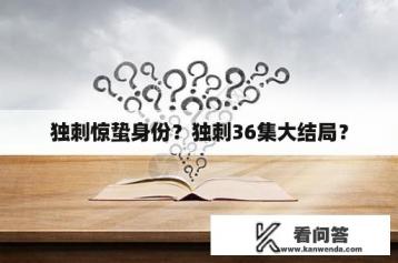 独刺惊蛰身份？独刺36集大结局？