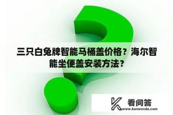 三只白兔牌智能马桶盖价格？海尔智能坐便盖安装方法？