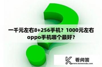 一千元左右8+256手机？1000元左右oppo手机哪个最好？