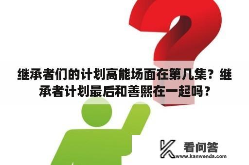 继承者们的计划高能场面在第几集？继承者计划最后和善熙在一起吗？