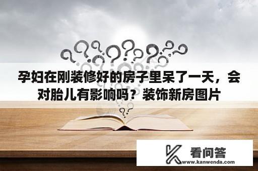 孕妇在刚装修好的房子里呆了一天，会对胎儿有影响吗？装饰新房图片