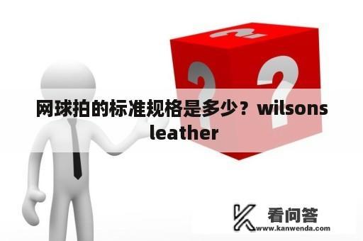 网球拍的标准规格是多少？wilsons leather