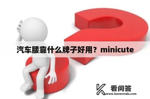 汽车腰靠什么牌子好用？minicute