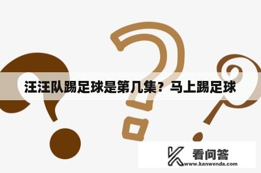 汪汪队踢足球是第几集？马上踢足球