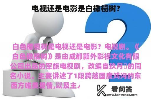 电视还是电影是白橄榄树？