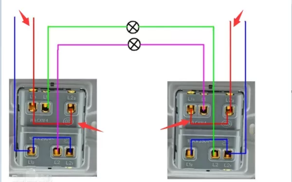 双开关接线方法？