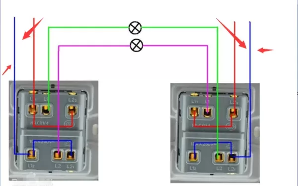 双开关接线方法？