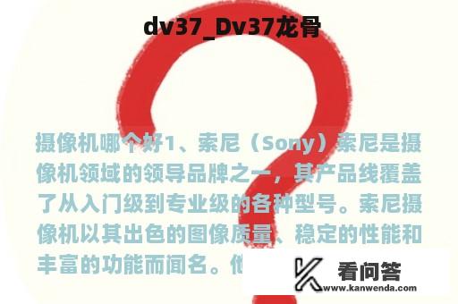  dv37_Dv37龙骨