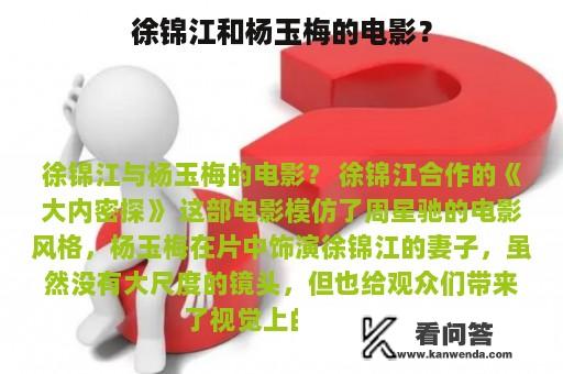 徐锦江和杨玉梅的电影？