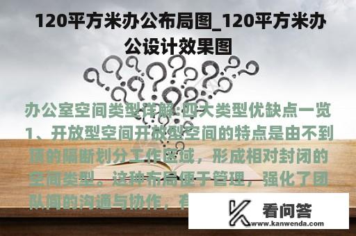  120平方米办公布局图_120平方米办公设计效果图