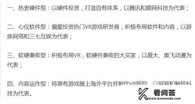 2020年VR网游时代将要到来，各大游戏商是如何规划的