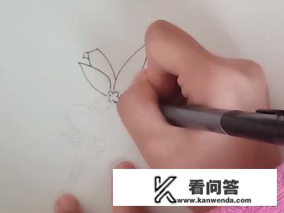 清香的桂花简笔画绘画方法