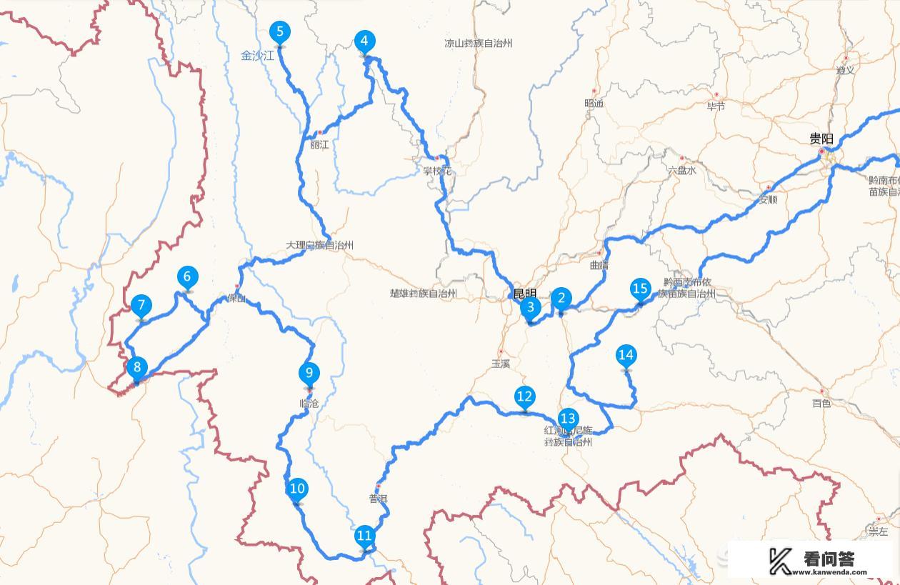 武汉自驾到云南旅游30天线路怎么安排