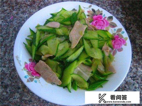 黄瓜熘肉片怎么做得好吃？