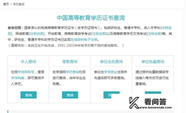 学信网官网学历查询登录入口？