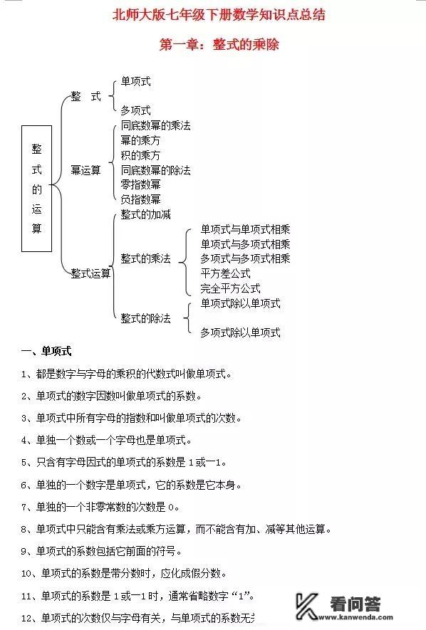 初一数学北师大版成绩不好，暑假怎样复习才能提高