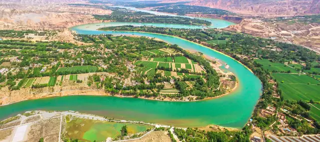 黄河周围的景观？